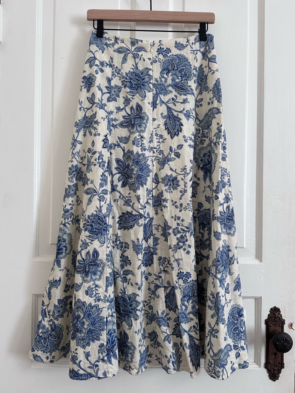 Sezane Soelle Skirt Ava Top Maddalena Print Set Linen Cotton Size 36/38 4/6 - Picture 6 of 12